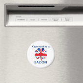 英パーソナライズされた国キスMe I'm Bacon マグネット (インサイチュ (食洗機))