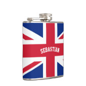 英パーソナライズされた国統一された連合ジャック国旗 フラスク (右)