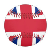 英パーソナライズされた国統一された連合ジャック国旗 野球ボール (裏面)