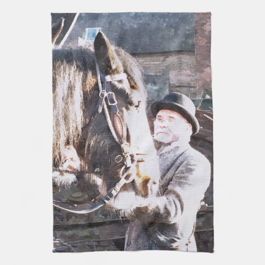 英ビクトリアン国 キッチンタオル (縦)