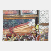 英ビクトリアン国 キッチンタオル (横)