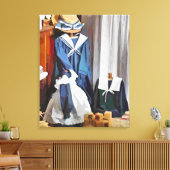 英ビクトリアン国 キャンバスプリント (インサイチュ (リビング))