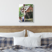 英ビクトリアン国 キャンバスプリント (インサイチュ (寝室))