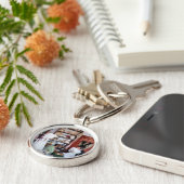 英ビクトリアン国 キーホルダー (側面)