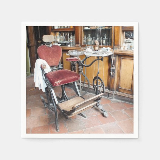 英ビクトリアン国 スタンダードカクテルナプキン (正面)