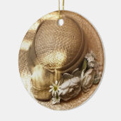 英ビクトリアン国 セラミックオーナメント (左)