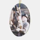 英ビクトリアン国 セラミックオーナメント (左)