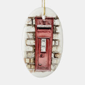 英ビクトリアン国 セラミックオーナメント (右)