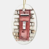 英ビクトリアン国 セラミックオーナメント (左)