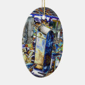 英ビクトリアン国 セラミックオーナメント (右)