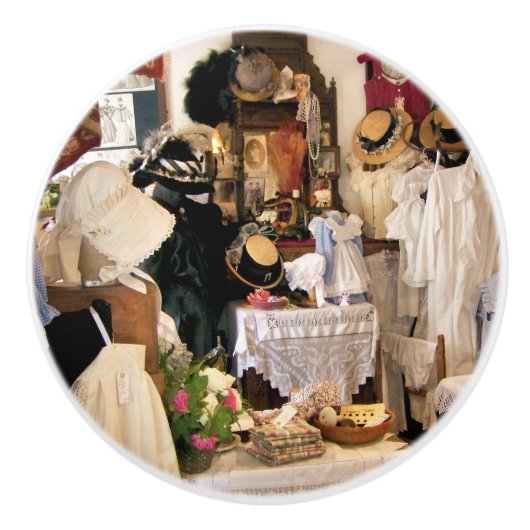 英ビクトリアン国 セラミックノブ (正面)