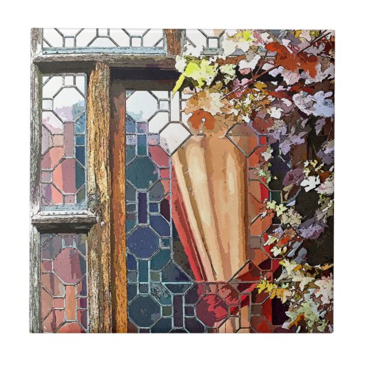 英ビクトリアン国 タイル (正面)