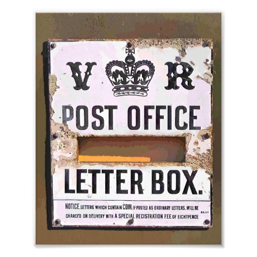 英ビクトリアン国 フォトプリント            (正面)