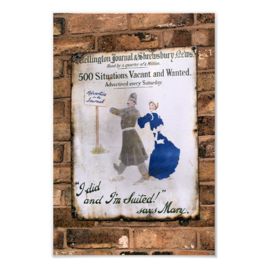 英ビクトリアン国 フォトプリント            (正面)