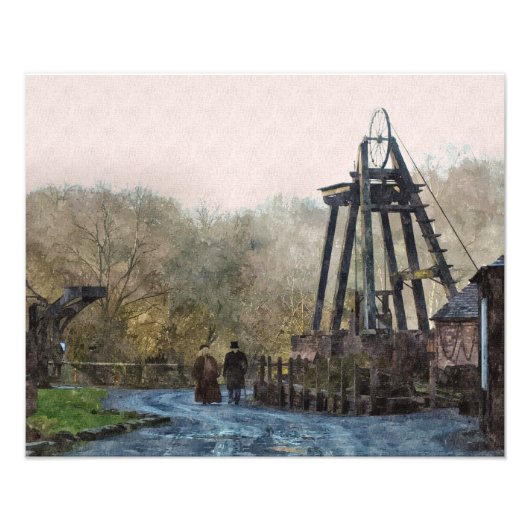 英ビクトリアン国 フォトプリント            (正面)