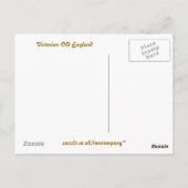 英ビクトリアン国 ポストカード (裏面)