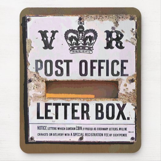 英ビクトリアン国 マウスパッド (正面)