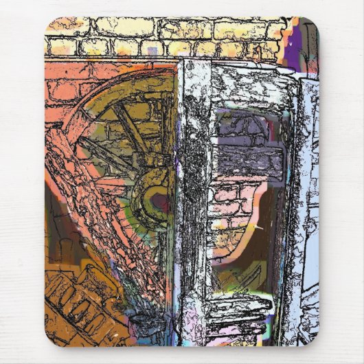 英ビクトリアン国 マウスパッド (正面)