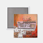 英ビクトリアン国 マグネット (正面/裏面)