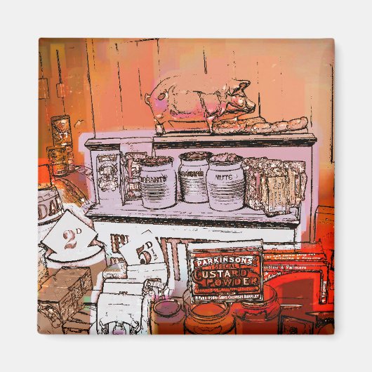 英ビクトリアン国 マグネット (正面)