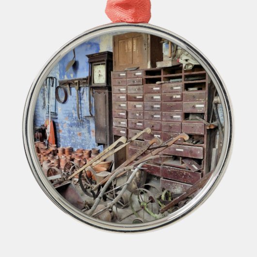 英ビクトリアン国 メタルオーナメント (正面)