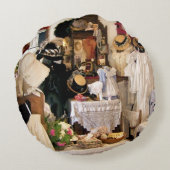 英ビクトリアン国 ラウンドクッション (裏面)