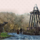 英ビクトリアン国 ラウンド壁時計