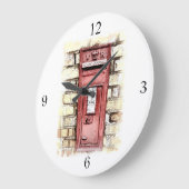 英ビクトリアン国 ラージ壁時計 (傾斜)