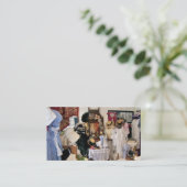 英ビクトリアン国 名刺 (スタンド正面)