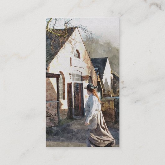 英ビクトリアン国 名刺 (正面)