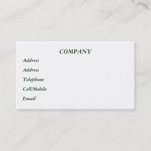 英ビクトリアン国 名刺 (正面)