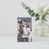 英ビクトリアン国 名刺 (スタンド正面)