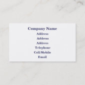 英ビクトリアン国 名刺 (裏面)