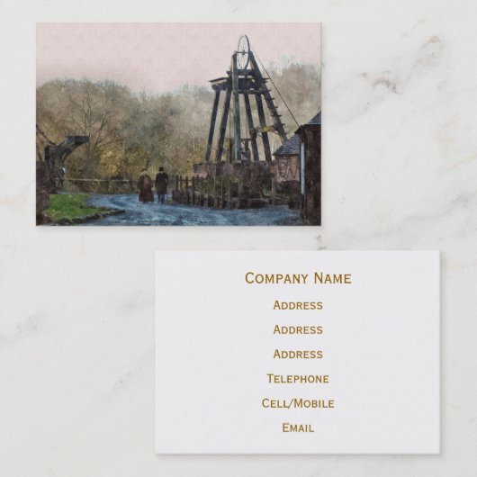 英ビクトリアン国 名刺 (正面/裏面)