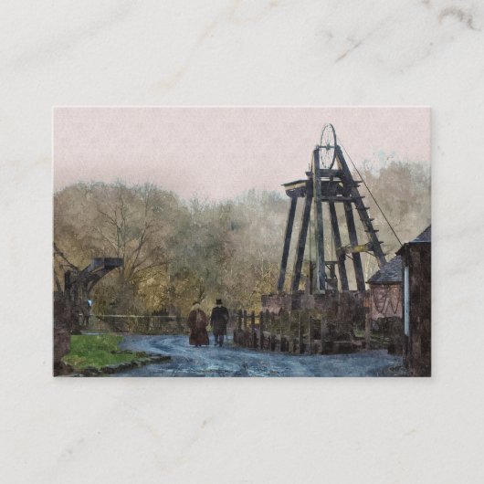 英ビクトリアン国 名刺 (正面)