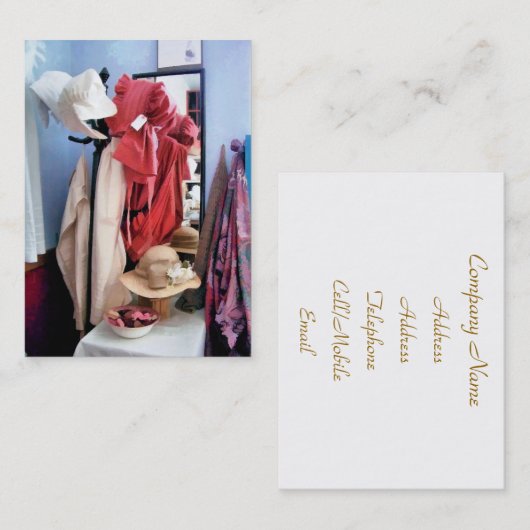 英ビクトリアン国 名刺 (正面/裏面)