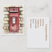 英ビクトリアン国 名刺 (正面/裏面)