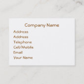 英ビクトリアン国 名刺 (裏面)