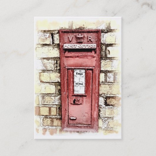 英ビクトリアン国 名刺 (正面)