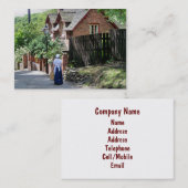 英ビクトリアン国 名刺 (正面/裏面)