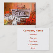 英ビクトリアン国 名刺 (正面/裏面)