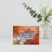 英ビクトリアン国 名刺 (スタンド正面)