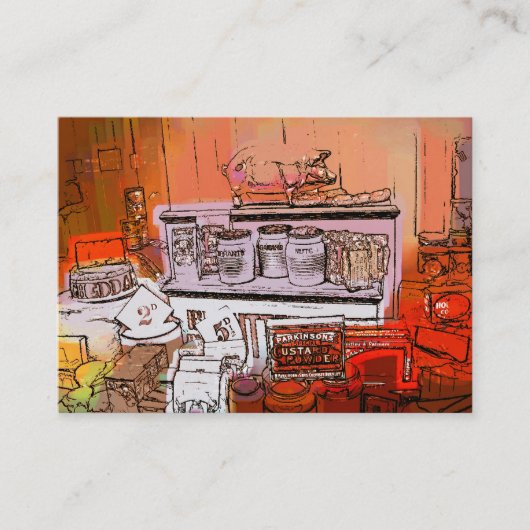 英ビクトリアン国 名刺 (正面)