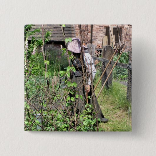 英ビクトリアン国 缶バッジ (正面)