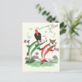 英フランスの国軍隊フィッシュスターズ ポストカード (スタンド正面)