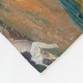 英伝統的語キツネ狩りスポーツドッグ フリースブランケット (角)