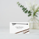 英伝統的語スタイル馬術 名刺 (スタンド正面)