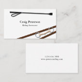 英伝統的語スタイル馬術 名刺 (正面/裏面)