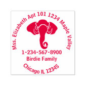 英共和党の黒象の王 セルフインキングスタンプ (デザイン)