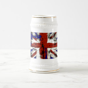 英動揺して国ジャック ビールジョッキ